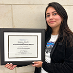 Annmarie awarded Driskill Student Service Award